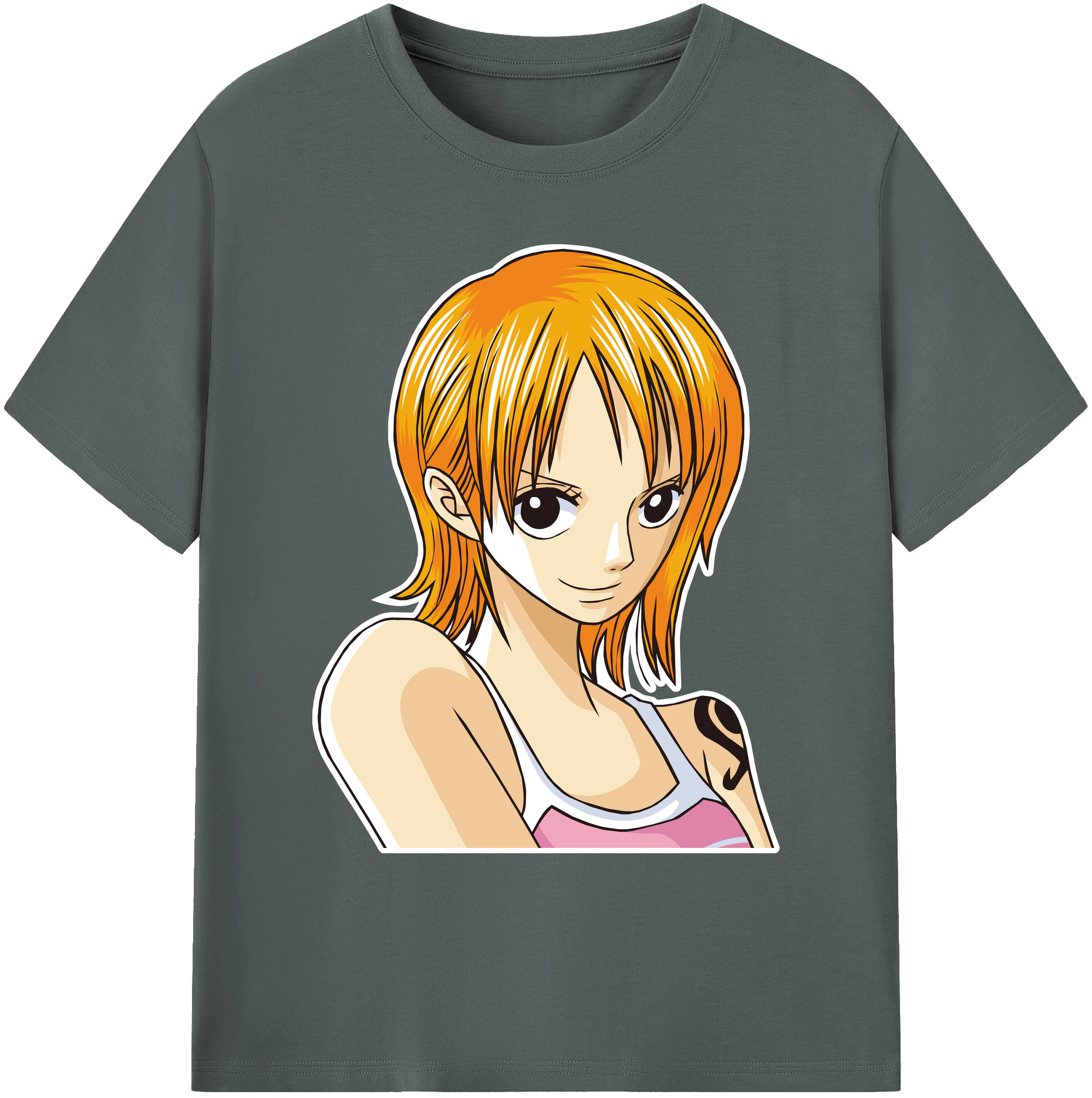 ワンピース ナミ ONE PIECE Nami 綿100％ メンズ半袖Tシャツ｜肌触りやわらか＆通気性